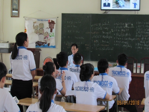 Lớp học tại TRACIMEXCO-HRI